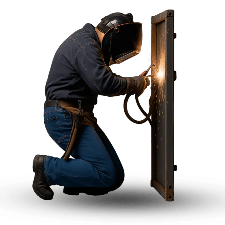 Welder working